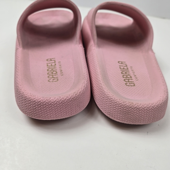 Comfortable Pink Slide Sandals - Picture 6 of 7